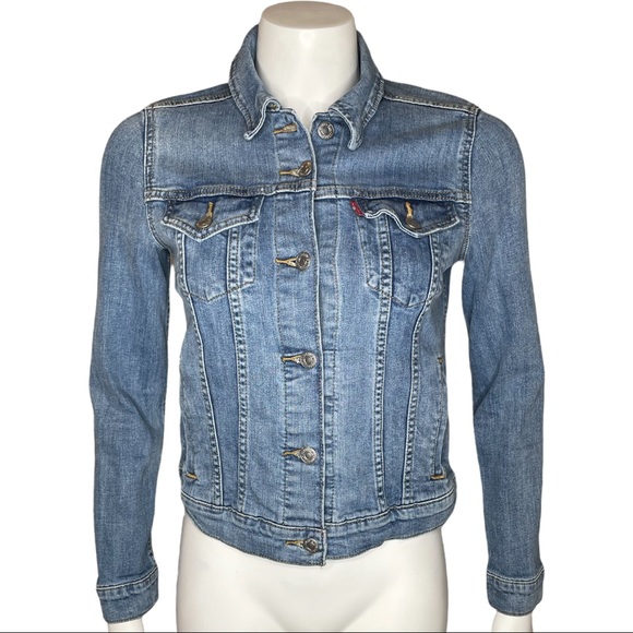 Levi’s Denim Jean Jacket Red Tab Stretch S